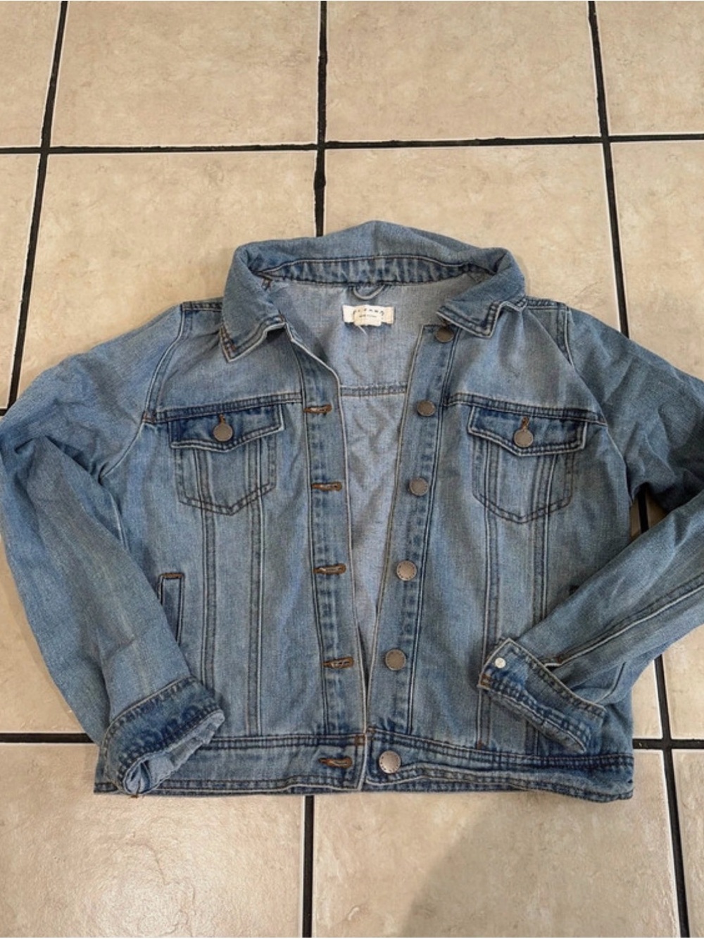 Fashion Nova Light Blue Denim Jean Jacket